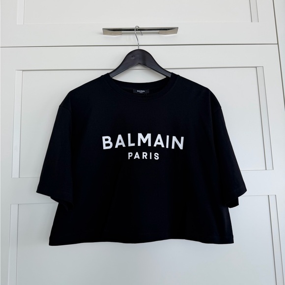 Balmain Tops - Balmain Black and White Crop Top…NWT